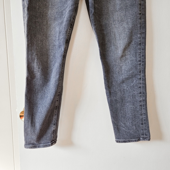 Rag & Bone Nina High Rise Ankle Gray Skinny Washed Black Sand River Jeans 32 - Picture 4 of 12